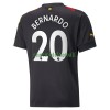 Maillot de Supporter Manchester City Bernardo 20 Extérieur 2022-23 Pour Homme